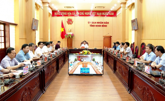 Hội nghị trực tuyến g&oacute;p &yacute; Dự thảo Nghị định của Ch&iacute;nh phủ quy định về tiền sử dụng đất, tiền thu&ecirc; đất