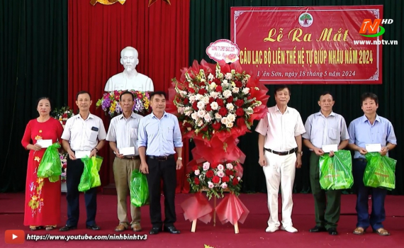 X&atilde; Li&ecirc;n Sơn ra mắt 5 CLB Li&ecirc;n thế hệ tự gi&uacute;p nhau