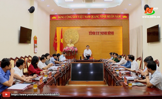 Thường trực Tỉnh ủy triển khai c&ocirc;ng t&aacute;c l&atilde;nh đạo thực hiện nhiệm vụ th&aacute;ng 5/2024