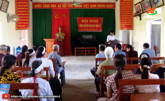 Đẩy mạnh truyền th&ocirc;ng trợ gi&uacute;p ph&aacute;p l&yacute; cho đồng b&agrave;o d&acirc;n tộc thiểu số huyện Nho Quan