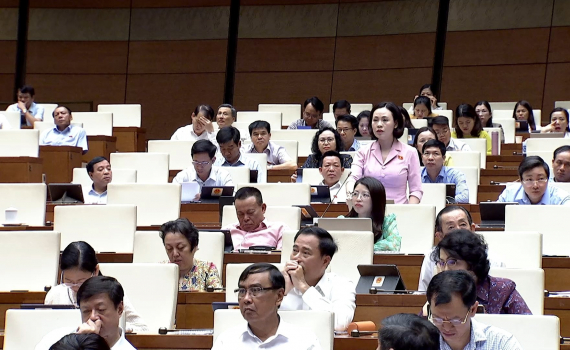 Quốc hội thảo luận về dự thảo Luật Tổ chức T&ograve;a &aacute;n Nh&acirc;n d&acirc;n (sửa đổi)