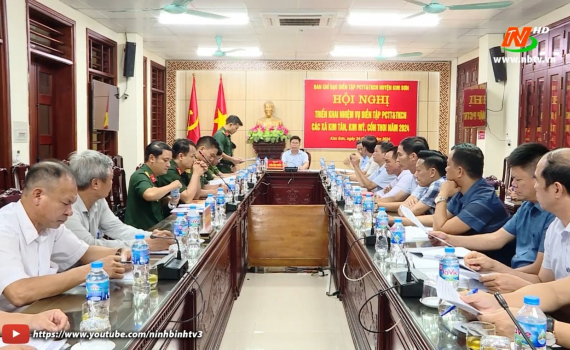Kim Sơn triển khai nhiệm vụ diễn tập ph&ograve;ng chống thi&ecirc;n tai v&agrave; t&igrave;m kiếm cứu nạn năm 2024