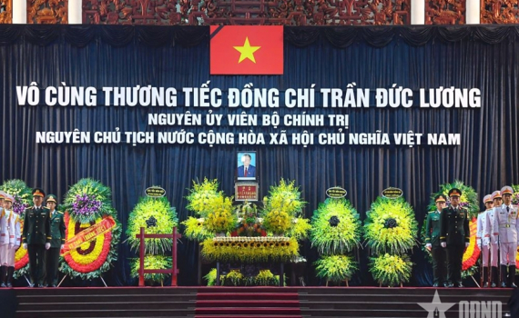 Cử h&agrave;nh trọng thể Lễ truy điệu v&agrave; đưa tang nguy&ecirc;n Chủ tịch nước Trần Đức Lương
