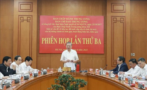 Tinh gọn bộ m&aacute;y: Những nhiệm vụ trọng t&acirc;m trong th&aacute;ng 5-2025
