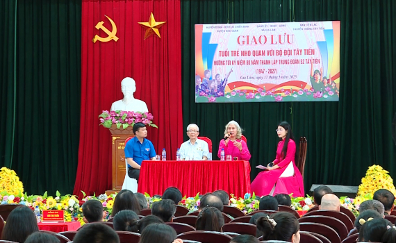 Giao lưu &ldquo;Tuổi trẻ Nho Quan với bộ đội T&acirc;y Tiến&rdquo;