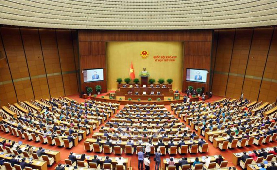 Quốc hội nghe b&aacute;o c&aacute;o về dự &aacute;n Luật Khoa học, c&ocirc;ng nghệ v&agrave; đổi mới s&aacute;ng tạo
