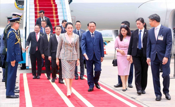 Thủ tướng Vương quốc Th&aacute;i Lan Paetongtarn Shinawatra bắt đầu thăm ch&iacute;nh thức Việt Nam