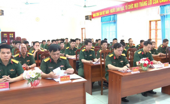 Bộ CHQS tỉnh khai giảng lớp đ&agrave;o tạo sĩ quan dự bị binh chủng hợp th&agrave;nh năm 2025
