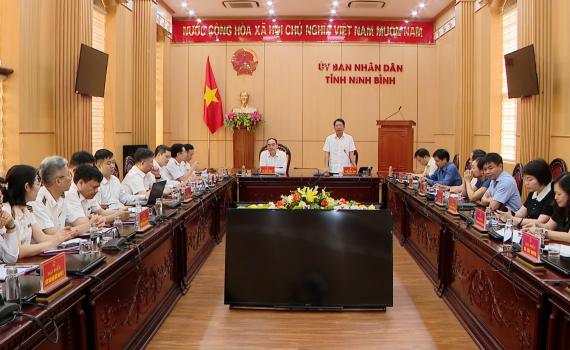 C&ocirc;ng bố quyết định kiểm to&aacute;n ng&acirc;n s&aacute;ch địa phương tại tỉnh Ninh B&igrave;nh