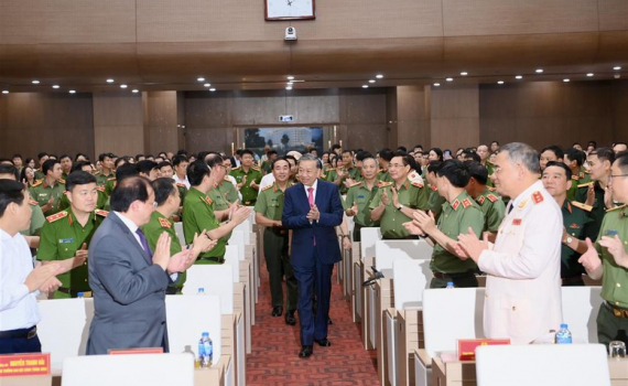 Bộ C&ocirc;ng an tổng kết 10 năm đẩy mạnh học tập v&agrave; l&agrave;m theo tư tưởng, đạo đức, phong c&aacute;ch Hồ Ch&iacute; Minh