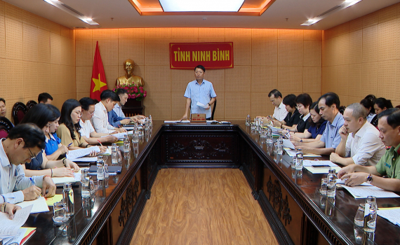 R&agrave; so&aacute;t tiến độ chuẩn bị tổ chức Tuần Du lịch Ninh B&igrave;nh 2025