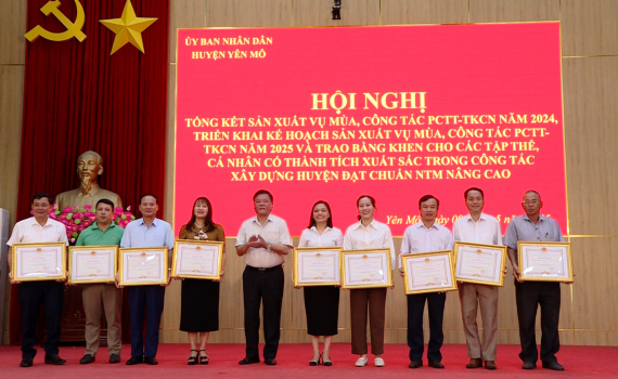 Y&ecirc;n M&ocirc; triển khai kế hoạch sản xuất vụ m&ugrave;a năm 2025