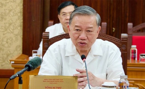 Tổng B&iacute; thư T&ocirc; L&acirc;m: Lấy &yacute; kiến nh&acirc;n d&acirc;n về nội dung sửa đổi, bổ sung Hiến ph&aacute;p năm 2013 đảm bảo đ&uacute;ng tiến độ để tr&igrave;nh Quốc hội