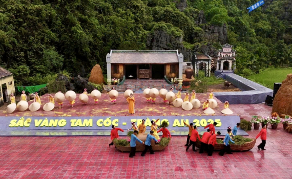 Khai mạc Tuần Du lịch Ninh B&igrave;nh năm 2025 &ldquo;Sắc v&agrave;ng Tam Cốc- Tr&agrave;ng An&rdquo;