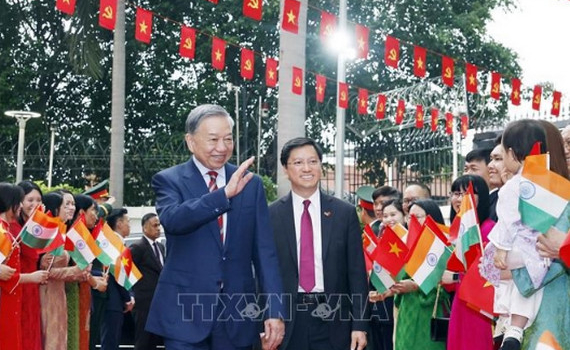 Dư luận Ấn Độ đ&aacute;nh gi&aacute; cao chuyến thăm của Tổng B&iacute; thư, Chủ tịch nước T&ocirc; L&acirc;m