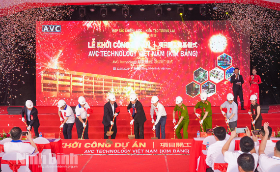 Lễ khởi c&ocirc;ng dự &aacute;n AVC Technology Việt Nam