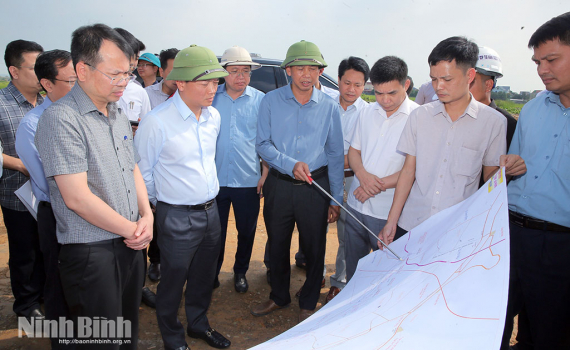 Kiểm tra tiến độ giải ng&acirc;n vốn đầu tư c&ocirc;ng Dự &aacute;n tuyến đường bộ cao tốc Ninh B&igrave;nh - Hải Ph&ograve;ng