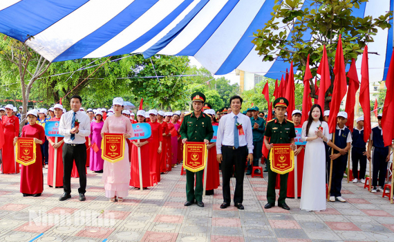 C&aacute;c x&atilde;: Minh T&acirc;n, Quỳnh Lưu, Trần Thương khai mạc Đại hội Thể dục thể thao lần thứ I, năm 2026