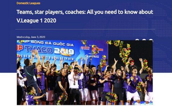 AFC &ldquo;ngả mũ&rdquo; th&aacute;n phục trước sự trở lại của V-League 2020