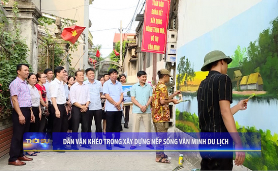 D&acirc;n vận kh&eacute;o trong x&acirc;y dựng nếp sống văn minh du lịch