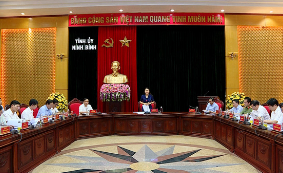 Giao ban c&ocirc;ng t&aacute;c nội ch&iacute;nh, ph&ograve;ng chống tham nhũng, cải c&aacute;ch tư ph&aacute;p, t&ocirc;n gi&aacute;o 6 th&aacute;ng đầu năm
