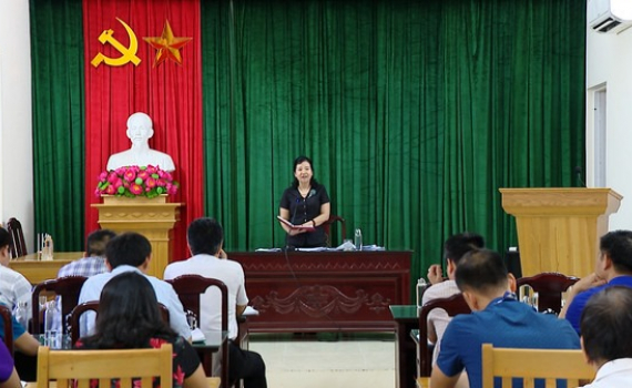 Khảo s&aacute;t thực hiện Nghị quyết số 20 của Ban Chấp h&agrave;nh TW Đảng tại Trung t&acirc;m Kiểm so&aacute;t bệnh tật tỉnh