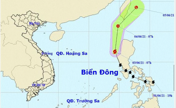 B&atilde;o Choi-Wan giật cấp 10 đi v&agrave;o Biển Đ&ocirc;ng, trở th&agrave;nh cơn b&atilde;o số 1 năm 2021 