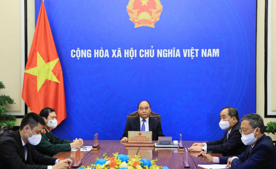 Chủ tịch Nước Nguyễn Xu&acirc;n Ph&uacute;c điện đ&agrave;m ch&uacute;c mừng Tổng Thư k&yacute; Li&ecirc;n Hợp Quốc 