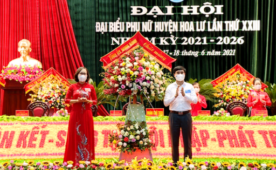 Đại hội đại biểu Phụ nữ huyện Hoa Lư lần thứ XXIII th&agrave;nh c&ocirc;ng tốt đẹp