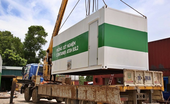Đưa 5 container x&eacute;t nghiệm lưu động tới c&aacute;c &ldquo;điểm n&oacute;ng&rdquo; Covid-19 