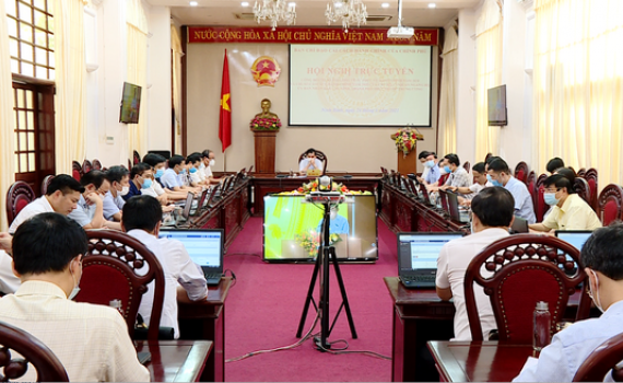 Hội nghị trực tuyến c&ocirc;ng bố Chỉ số cải c&aacute;ch h&agrave;nh ch&iacute;nh năm 2020