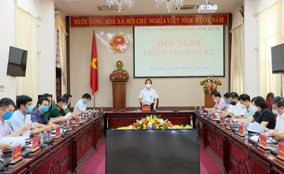 Hội nghị UBND tỉnh phi&ecirc;n thường kỳ th&aacute;ng 6