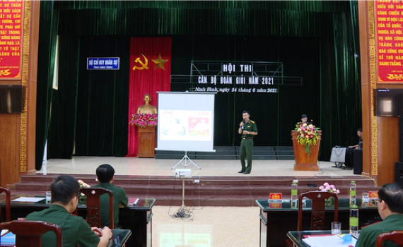 Hội thi c&aacute;n bộ Đo&agrave;n giỏi năm 2021