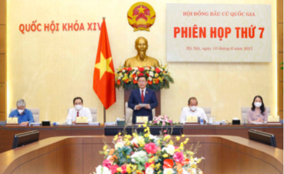 Th&ocirc;ng qua nghị quyết c&ocirc;ng bố kết quả bầu cử, danh s&aacute;ch đại biểu Quốc hội kh&oacute;a XV