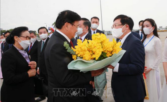 Tổng B&iacute; thư, Chủ tịch nước L&agrave;o kết th&uacute;c tốt đẹp chuyến thăm hữu nghị ch&iacute;nh thức Việt Nam