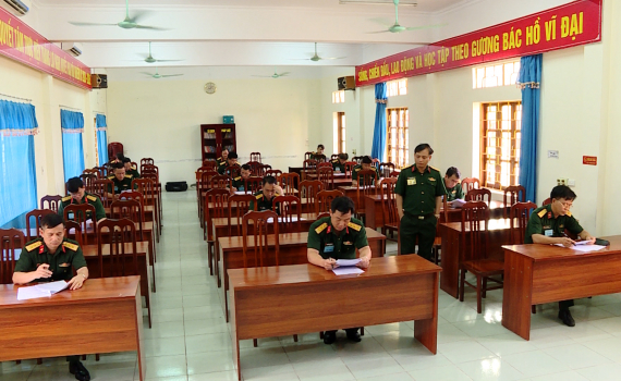Hội thi Chỉ huy trưởng, ch&iacute;nh trị vi&ecirc;n Ban CHQS c&aacute;c huyện, th&agrave;nh phố