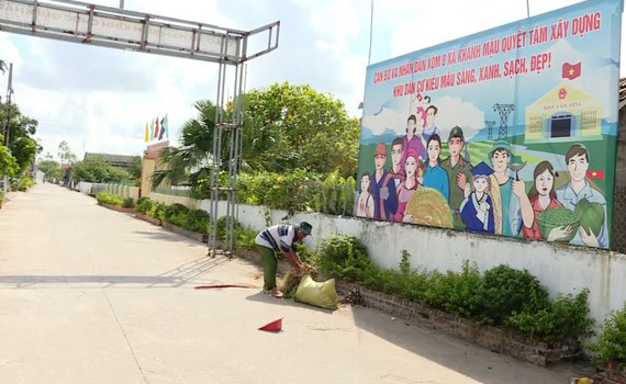 Kh&aacute;nh Mậu thực hiện ti&ecirc;u ch&iacute; m&ocirc;i trường x&acirc;y dựng NTM n&acirc;ng cao
