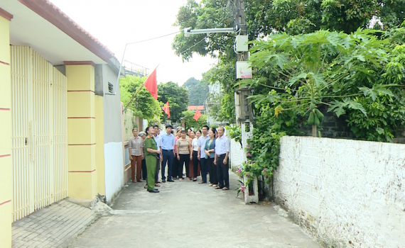 Ra mắt m&ocirc; h&igrave;nh &ldquo;Vận động nh&acirc;n d&acirc;n lắp camera an ninh&rdquo; tại x&atilde; Trường Y&ecirc;n