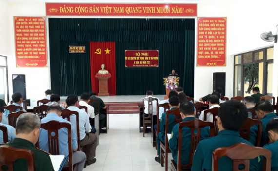 Th&agrave;nh phố Tam Điệp sơ kết c&ocirc;ng t&aacute;c quốc ph&ograve;ng qu&acirc;n sự địa phương 6 th&aacute;ng đầu năm