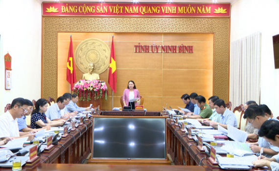 Hội nghị Ban Thường vụ Tỉnh ủy ng&agrave;y 29/6