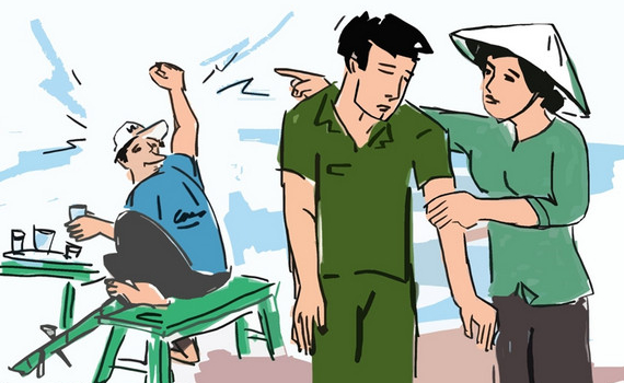 Cảnh gi&aacute;c với x&uacute;i đểu!