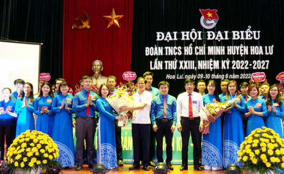 Đại hội đại biểu Đo&agrave;n TNCS Hồ Ch&iacute; Minh huyện Hoa Lư lần thứ XXIII, nhiệm kỳ 2022 &ndash; 2027