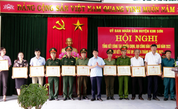 Kim Sơn triển khai nhiệm vụ tuyển chọn, gọi c&ocirc;ng d&acirc;n nhập ngũ