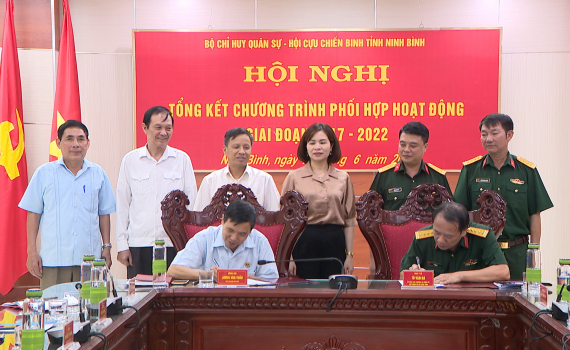 Bộ CHQS tỉnh v&agrave; Hội CCB tỉnh đẩy mạnh phối hợp hoạt động