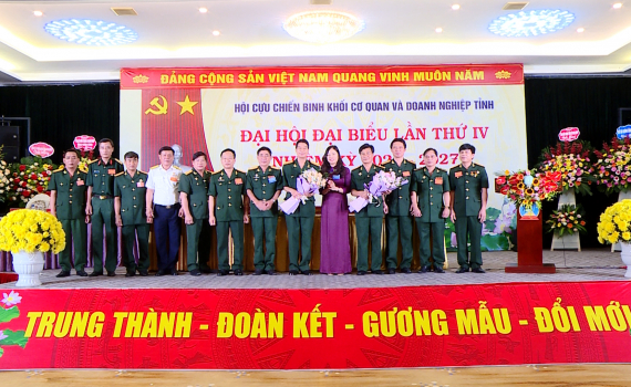 Đại hội đại biểu Hội CCB Khối Cơ quan v&agrave; Doanh nghiệp tỉnh, nhiệm kỳ 2022 - 2027