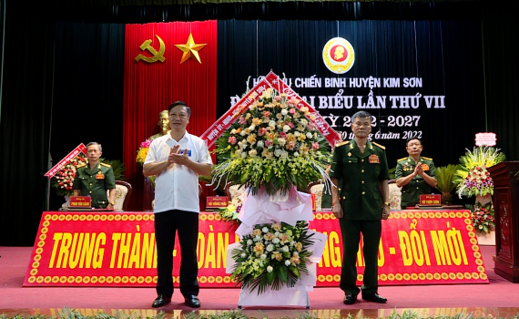 Đại hội đại biểu Hội Cựu Chiến binh huyện Kim Sơn lần thứ VII