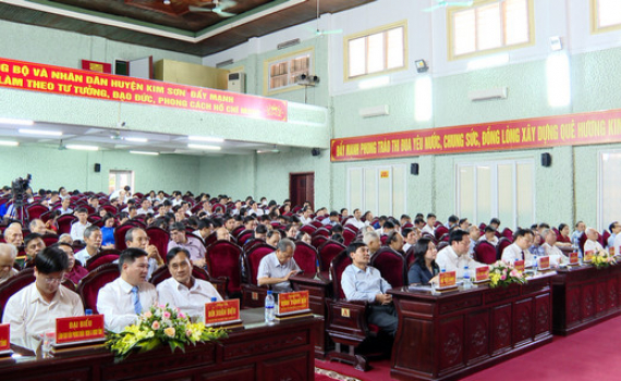 Gặp mặt Kỷ niệm 75 năm Ng&agrave;y th&agrave;nh lập Đảng bộ huyện Kim Sơn