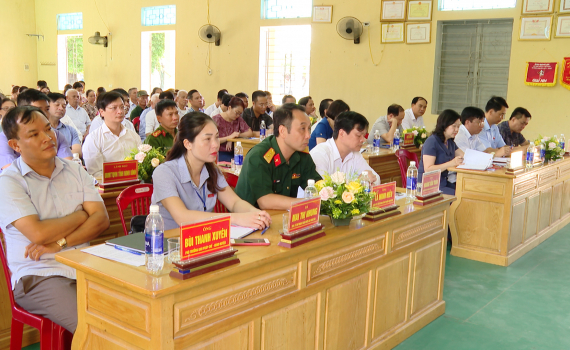 Đại biểu HĐND tỉnh tiếp x&uacute;c cử tri x&atilde; Ninh V&acirc;n, Ninh Giang