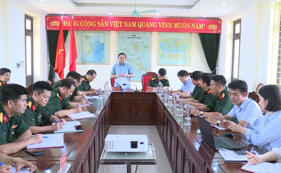 Gi&aacute;m s&aacute;t chuy&ecirc;n đề đối với Đảng ủy Ban CHQS th&agrave;nh phố Tam Điệp