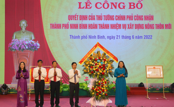 Th&agrave;nh phố Ninh B&igrave;nh ho&agrave;n th&agrave;nh nhiệm vụ x&acirc;y dựng n&ocirc;ng th&ocirc;n mới